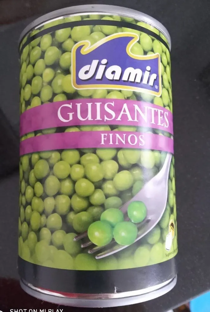Guisantes finos
