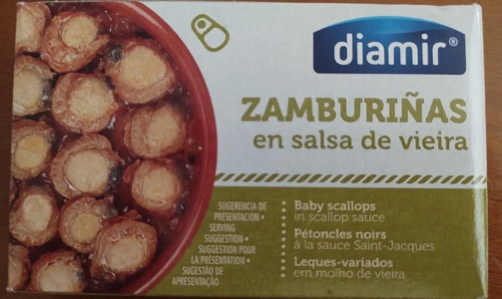 Zamburiñas en salsa de vieira
