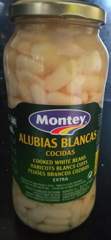 Alubias blancas cocidas 540g