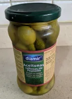 Aceitunas rellenas de pepinillo
