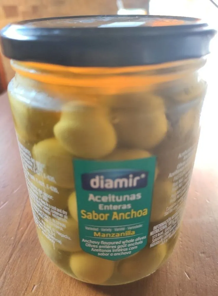 Aceitunas Enteras Sabor Anchoa