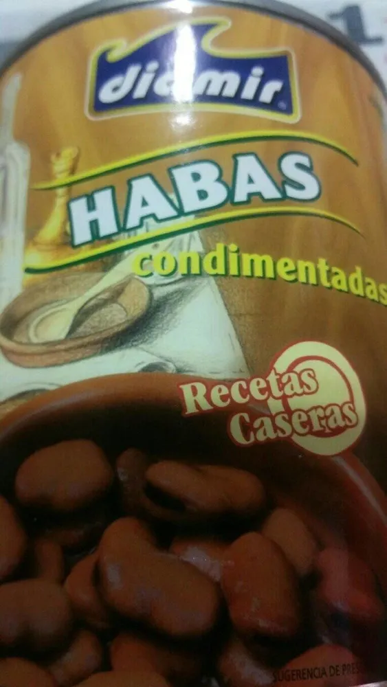 Habas condimentadas