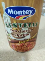 Lentejas con chorizo y tocino