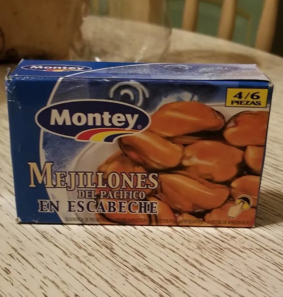 Mejillones sel pacifico en escabeche