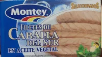 Filetes de caballa del sur en aceite vegetal