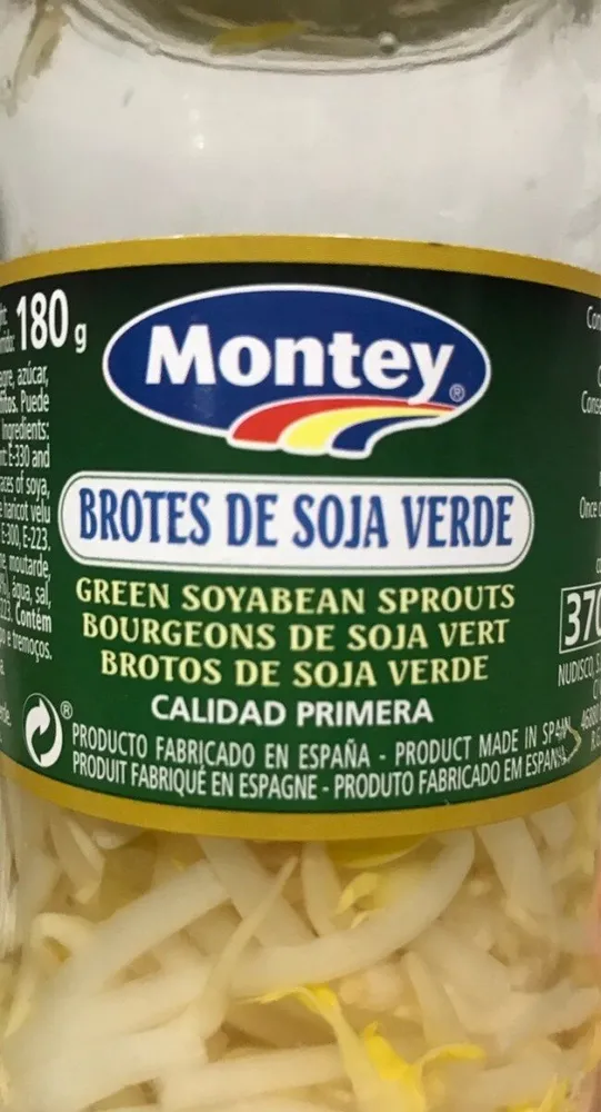 Brote de soja verde