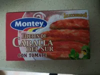 Filetes de caballa con tomate