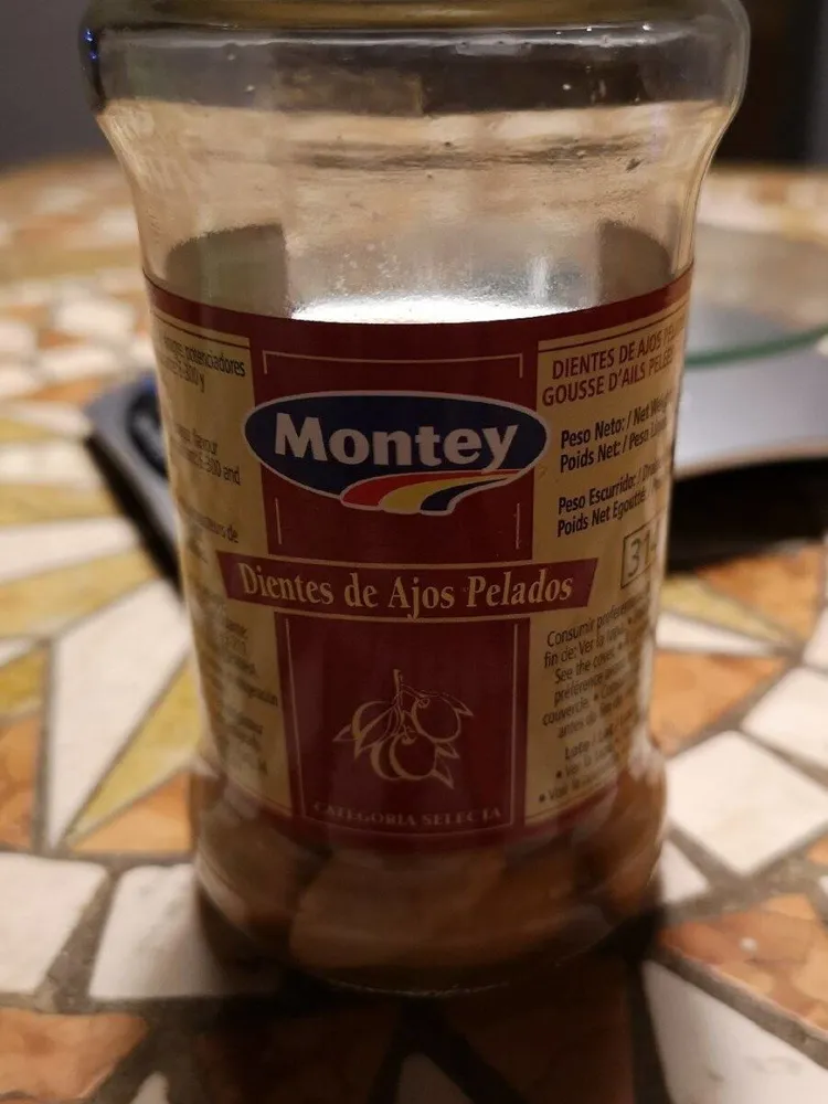 Ajos Montey Pelados Tarro 300G