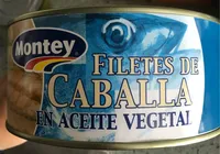 Filetes de caballa en aceite vegetal