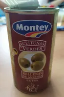 Aceitunas verdes rellenas de anchoa extra