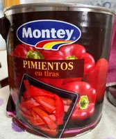 Pimientos en tiras