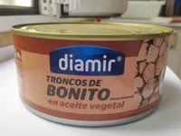 Troncos de bonito en aceite vegetal