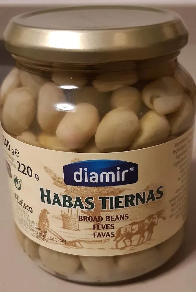 Habas tiernas