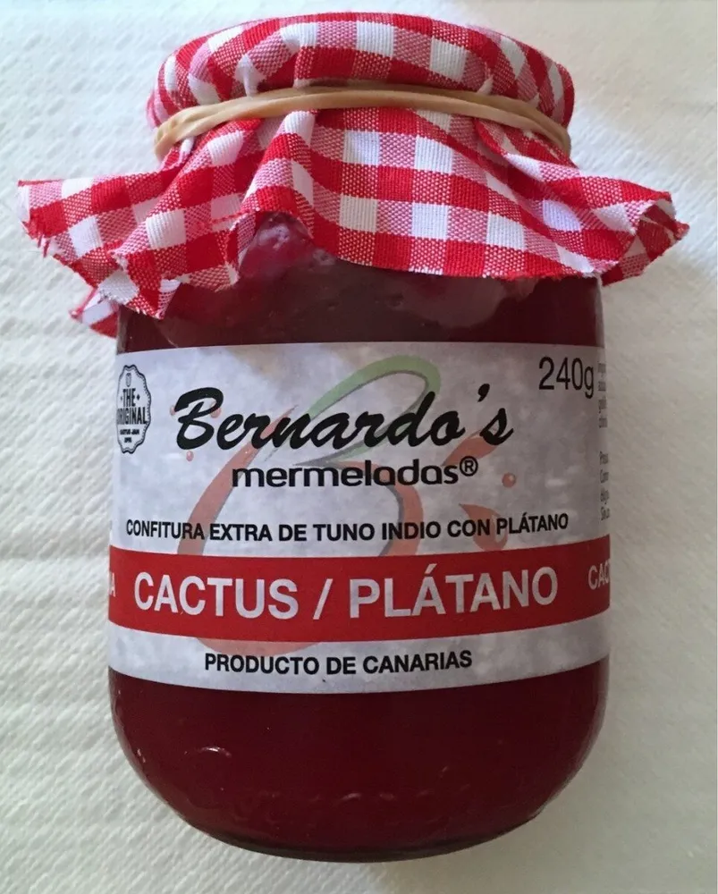 Mermelada de cactus/ plátano
