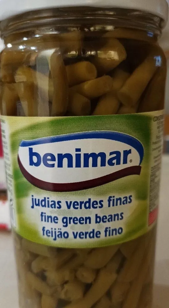 Judías verdes finas