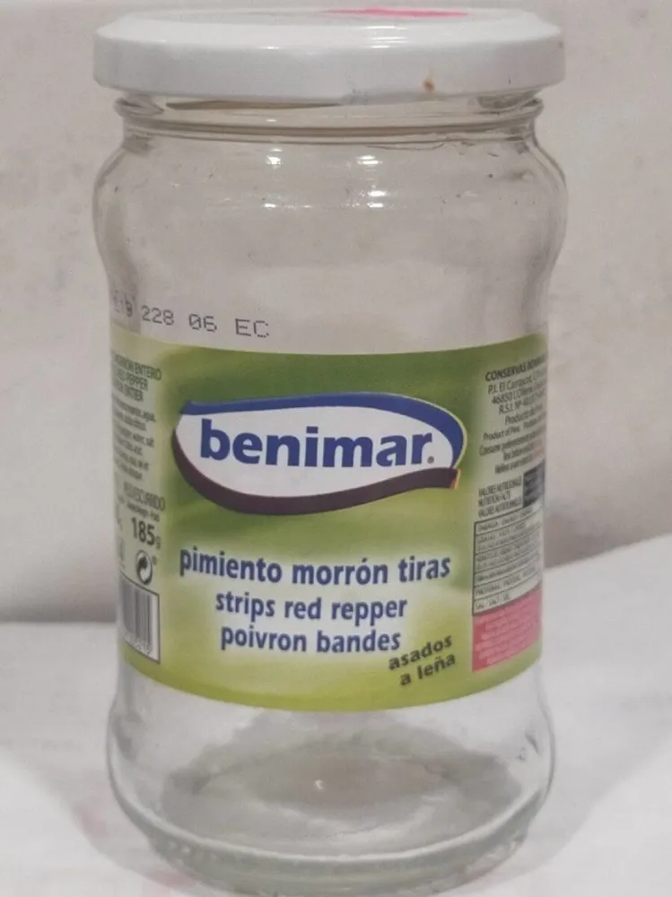 pimiento morrón tiras asados a leña
