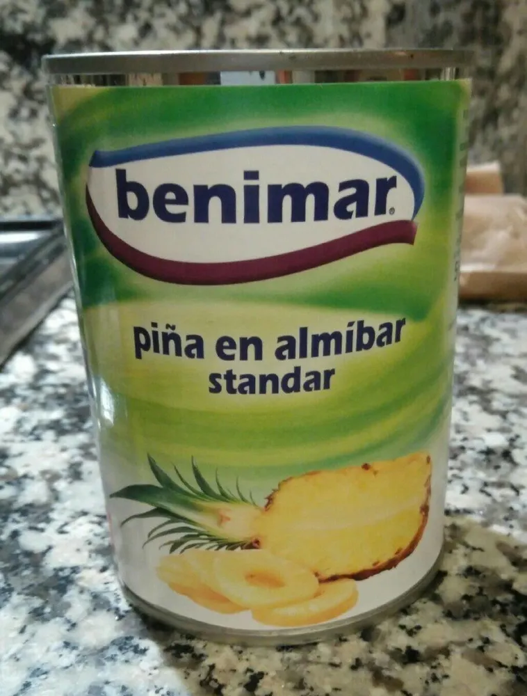 Piña en almibar