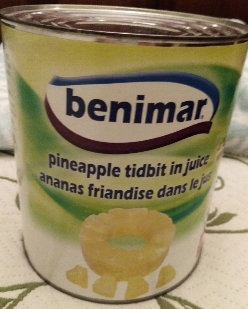 Piña tidbit en su jugo