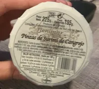 Pinzas de surimi de cangrejo