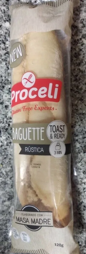 Baguette rústica toast & ready