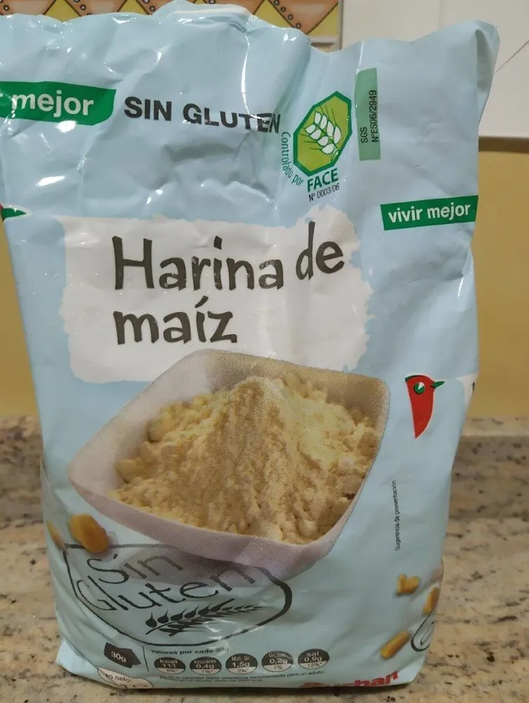 Harina de maíz sin gluten