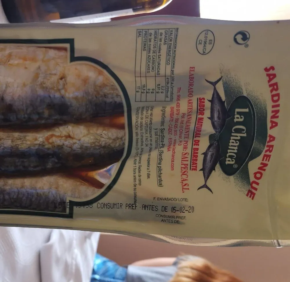sardina arencada