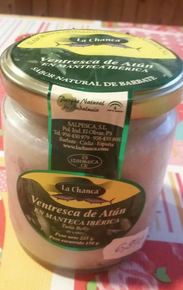 Ventresca de Atún en manteca ibérica