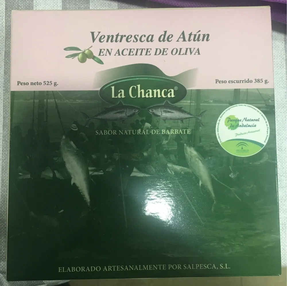 Ventresca de Atún en aceite de oliva