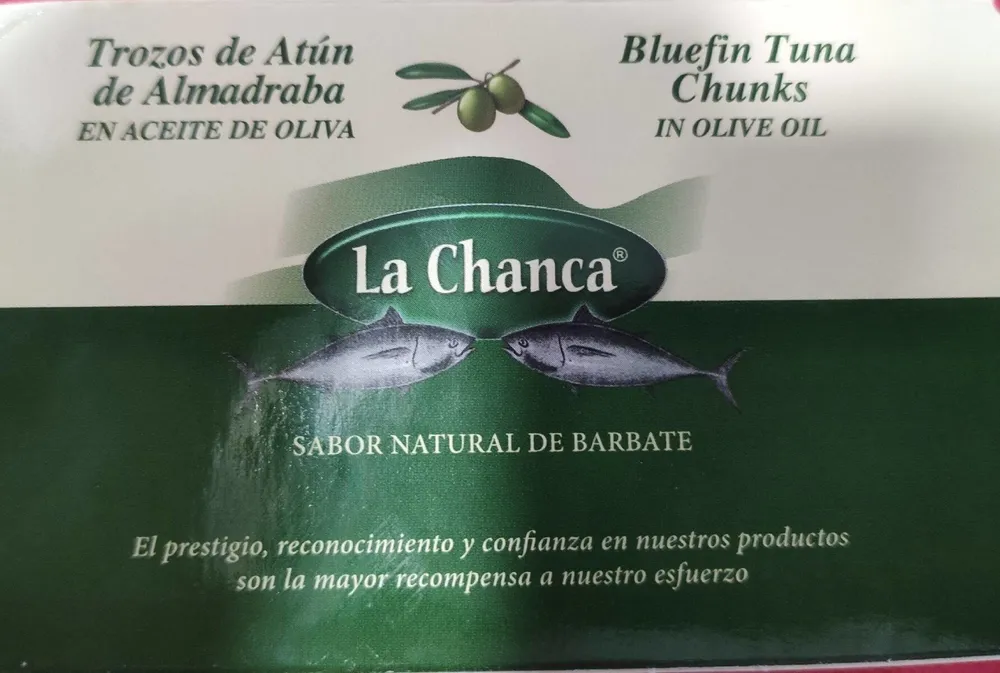 Trozos de atún en aceite de oliva