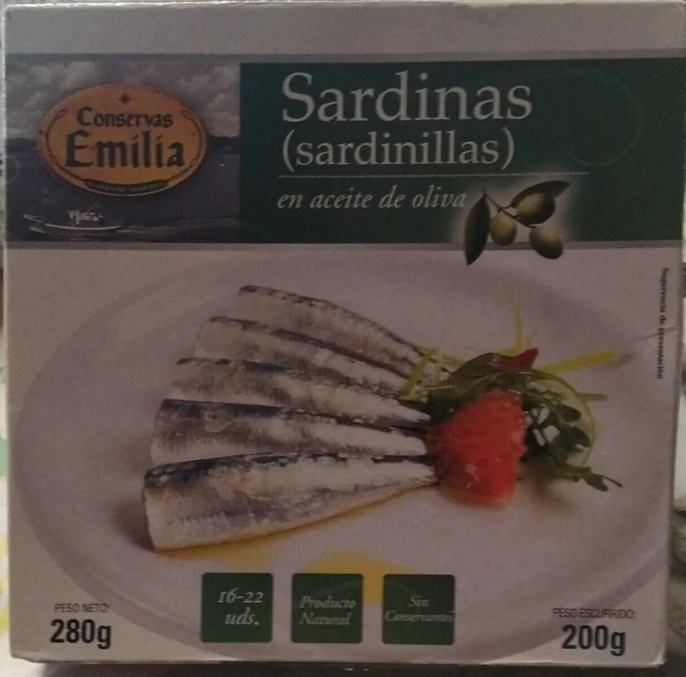 Sardinas en aceite de oliva