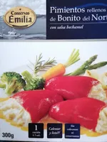 Pimientos rellenos de bonito del norte