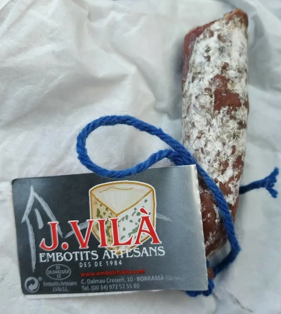 Fuet avec fromage bleu