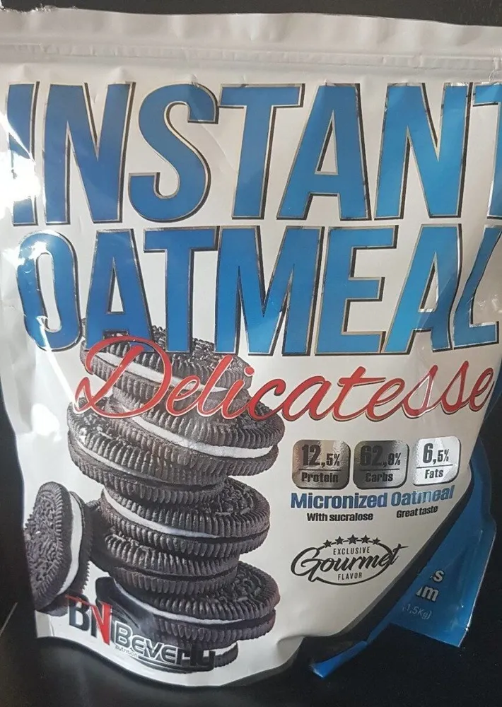 Instant oatmeal délicatesse