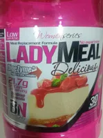 Lady meal strawberry cheesecake