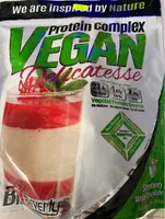 Vegan delicatesse strawberry white chocolate