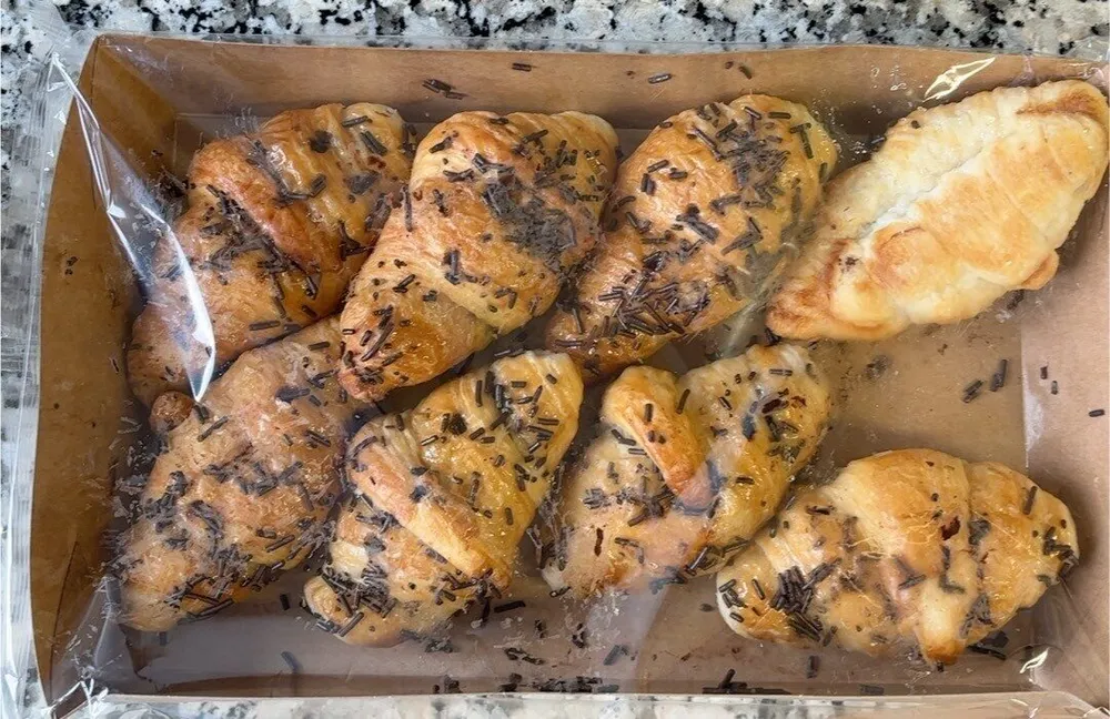 Croissant cacao viruta