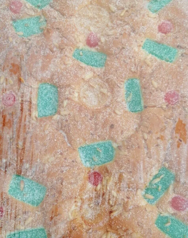 Coca de frutas