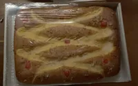 Coca de briox con crema