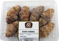 Xuxos de azúcar rellenos de crema