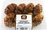 Croissants con virutas de cacao