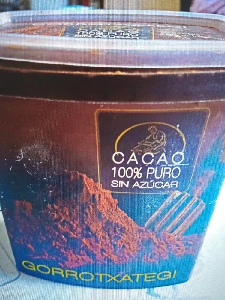 Cacao 100% Puro Sin Azúcar