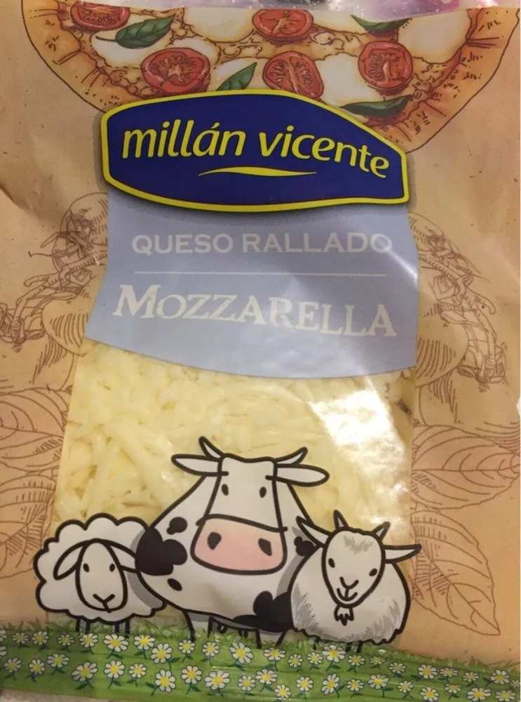 Queso rallado Mozarella