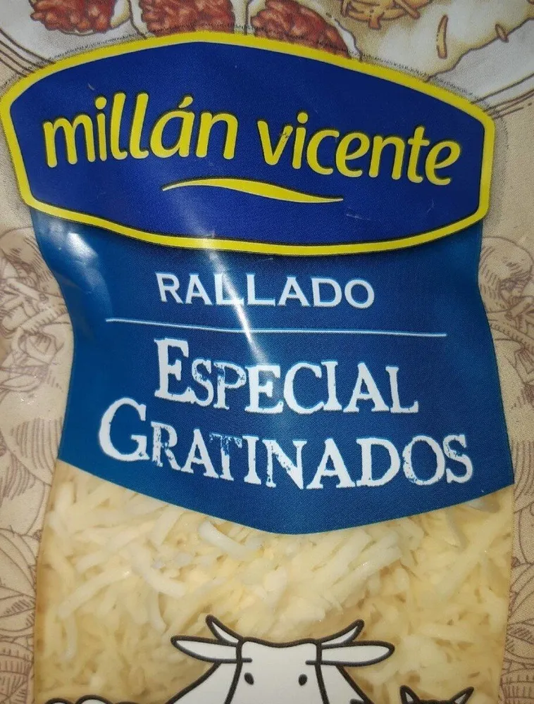 Queso rallado especial gratinados