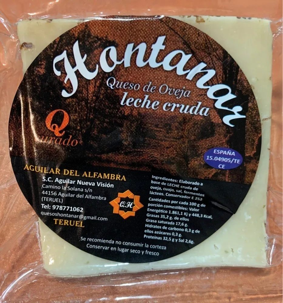 Queso de Oveja-leche cruda-curado