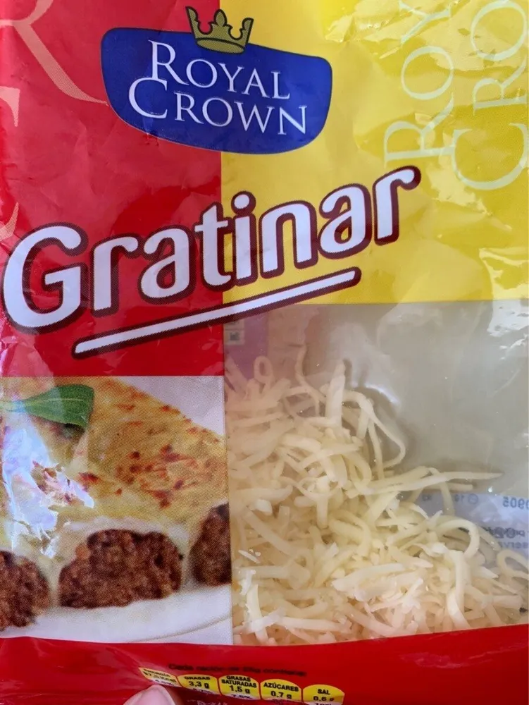 Royal Crown rallados para cocinar