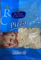 Queso rallado para pizza