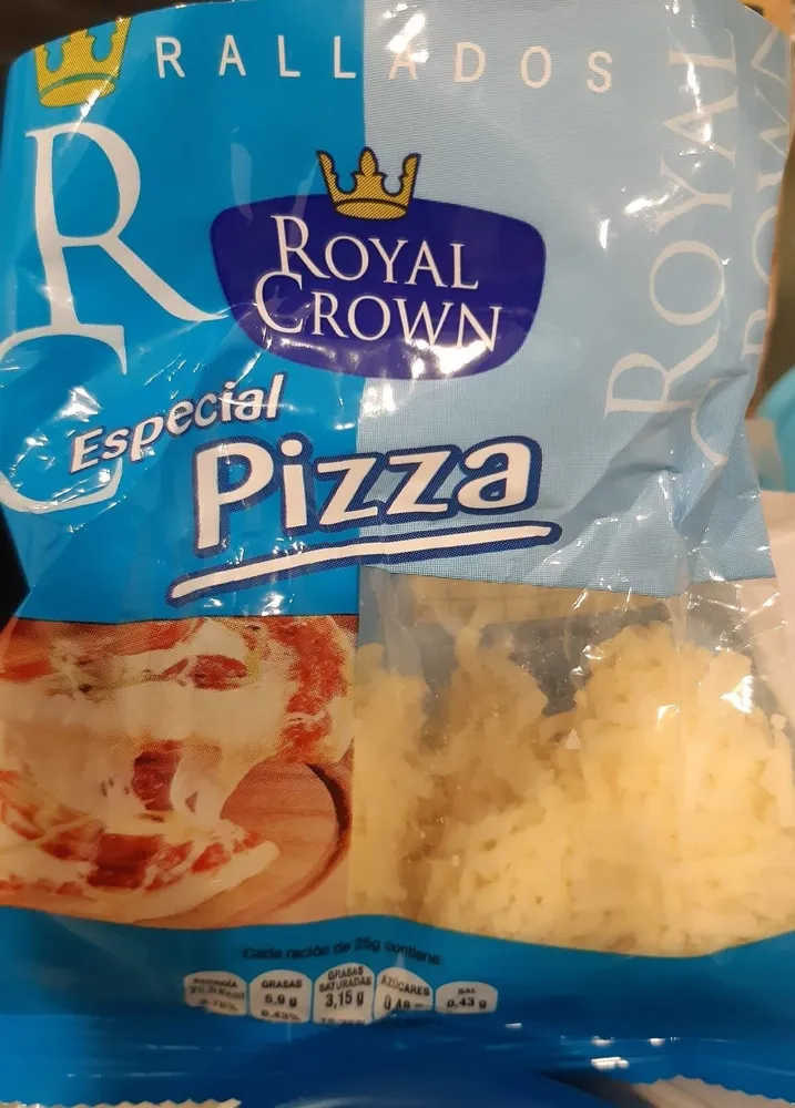 Rallado especial pizza