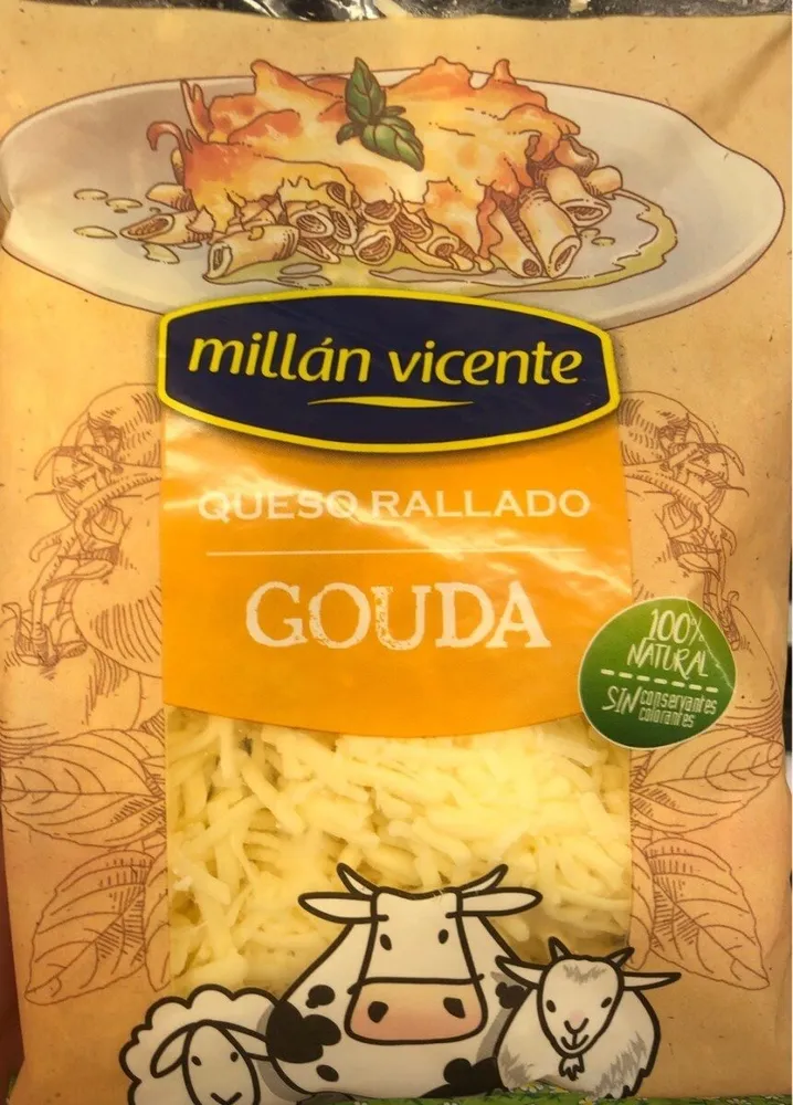 Queso rallado gouda