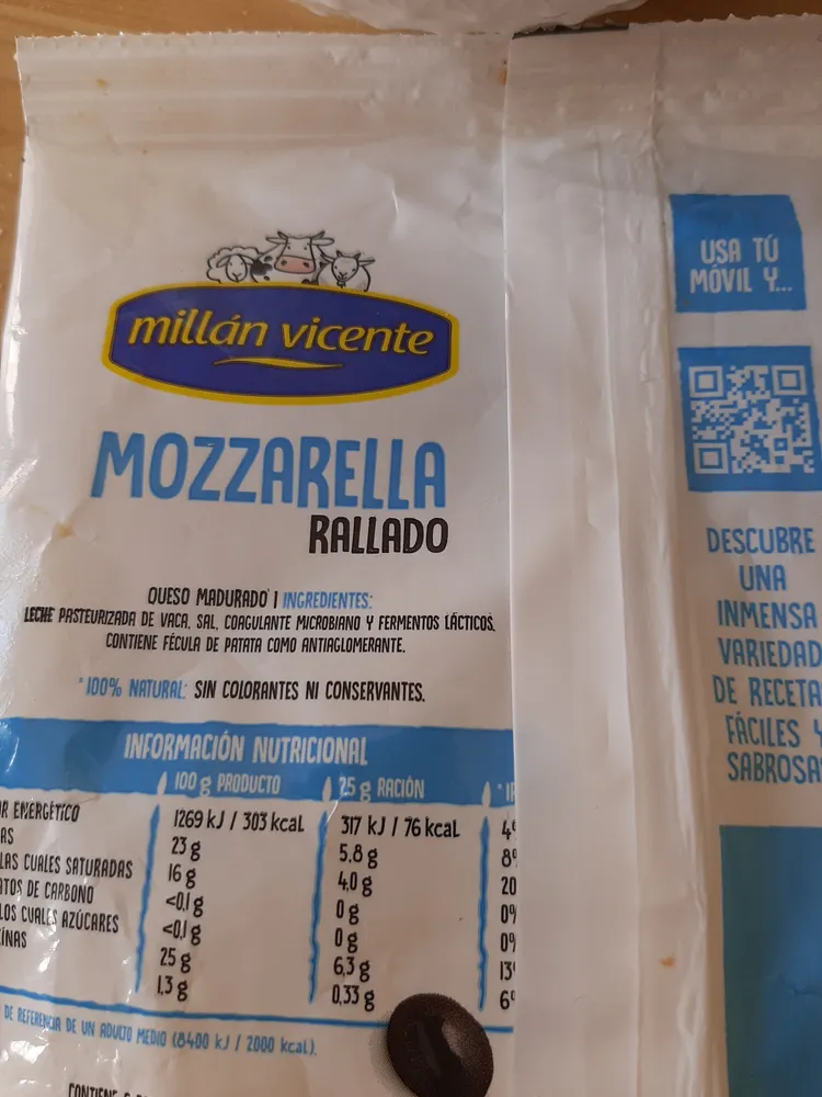 Queso mozzarella