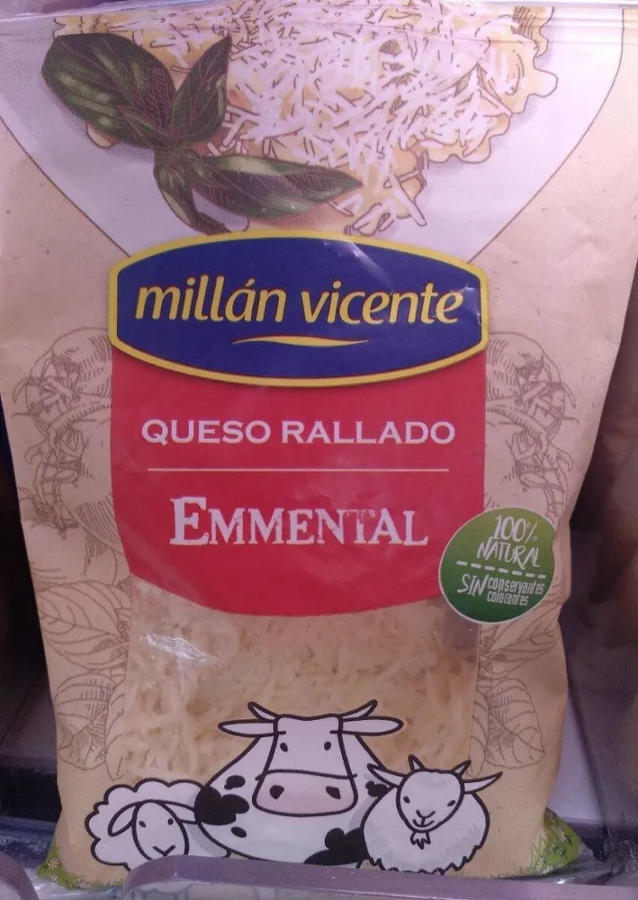 Queso rallado emmental